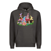 Smoke Easter gnomies truck  Easter Day Premium Hoodie - CowGirlArtShop