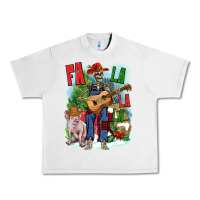 Lunar Rock Fa la la la skeleton farm Urban Heavy Tee - NancyCooperArtShop