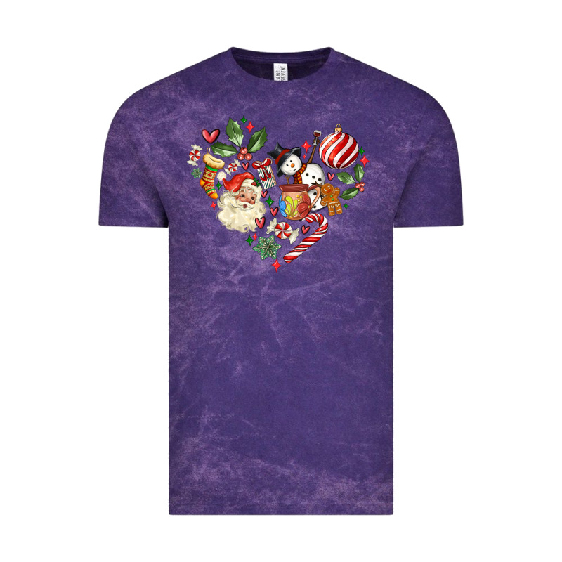 Christmas Heart Vintage Tee by MaliasSmallBusiness | Teevron