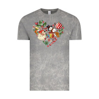 Cloud Rock christmas heart Vintage Tee - MaliasSmallBusiness
