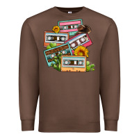 Chestnut 90s country caassette tapes Premium Sweatshirt - OliviaCreatesArt