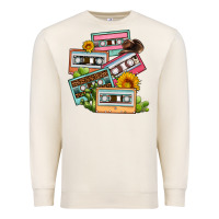 Sandshell 90s country caassette tapes Premium Sweatshirt - OliviaCreatesArt