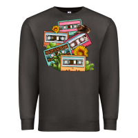 Smoke 90s country caassette tapes Premium Sweatshirt - OliviaCreatesArt