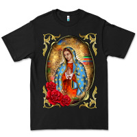 Black our lady of guadalupe frame Premium Tee - BarkalooDesign
