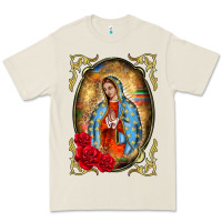 Bone our lady of guadalupe frame Premium Tee - BarkalooDesign