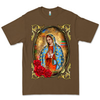 Cacao our lady of guadalupe frame Premium Tee - BarkalooDesign