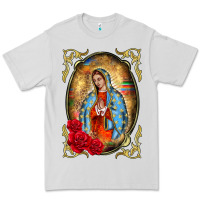 Our Lady Of Guadalupe Frame Premium Tee | Teevron