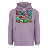 Lavender teacher mode on Heavyweight Hoodie - OliviaCreatesArt