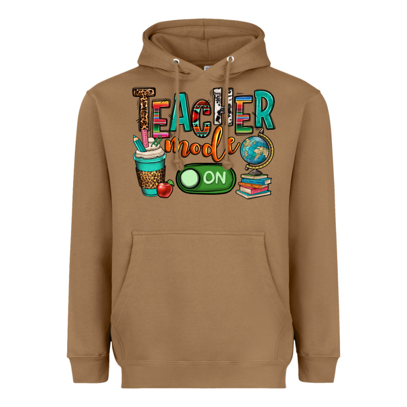 Teacher Mode On Heavyweight Hoodie by OliviaCreatesArt | Teevron