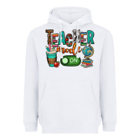White teacher mode on Heavyweight Hoodie - OliviaCreatesArt