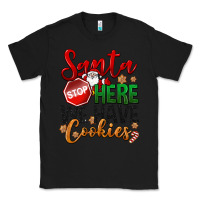 Black Santa here we have cookies Classic Tee - NancyCooperArtShop