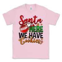 Bubblegum Pink Santa here we have cookies Classic Tee - NancyCooperArtShop