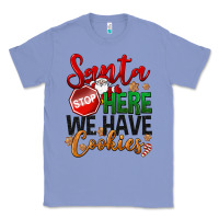 Colony Blue Santa here we have cookies Classic Tee - NancyCooperArtShop