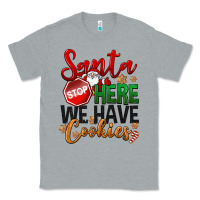 Heather Grey Santa here we have cookies Classic Tee - NancyCooperArtShop