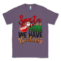 Lavender Santa here we have cookies Classic Tee - NancyCooperArtShop