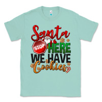 Seafoam Santa here we have cookies Classic Tee - NancyCooperArtShop