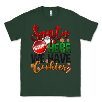 Sports Green Santa here we have cookies Classic Tee - NancyCooperArtShop