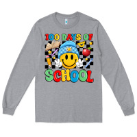 Heather Grey 100 days of school Long Sleeve Tee - Artiststas