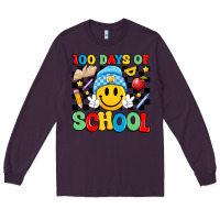 Plum 100 days of school Long Sleeve Tee - Artiststas
