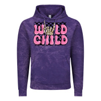 Cloud Purple wild child pink skeleton Vintage Hoodie - MaliasSmallBusiness