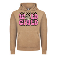 Vintage Coffee wild child pink skeleton Vintage Hoodie - MaliasSmallBusiness
