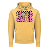 Vintage Mustard wild child pink skeleton Vintage Hoodie - MaliasSmallBusiness