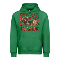 Emerald Chcolate is my Valentine Urban Hoodie - CowhideDigitalArt