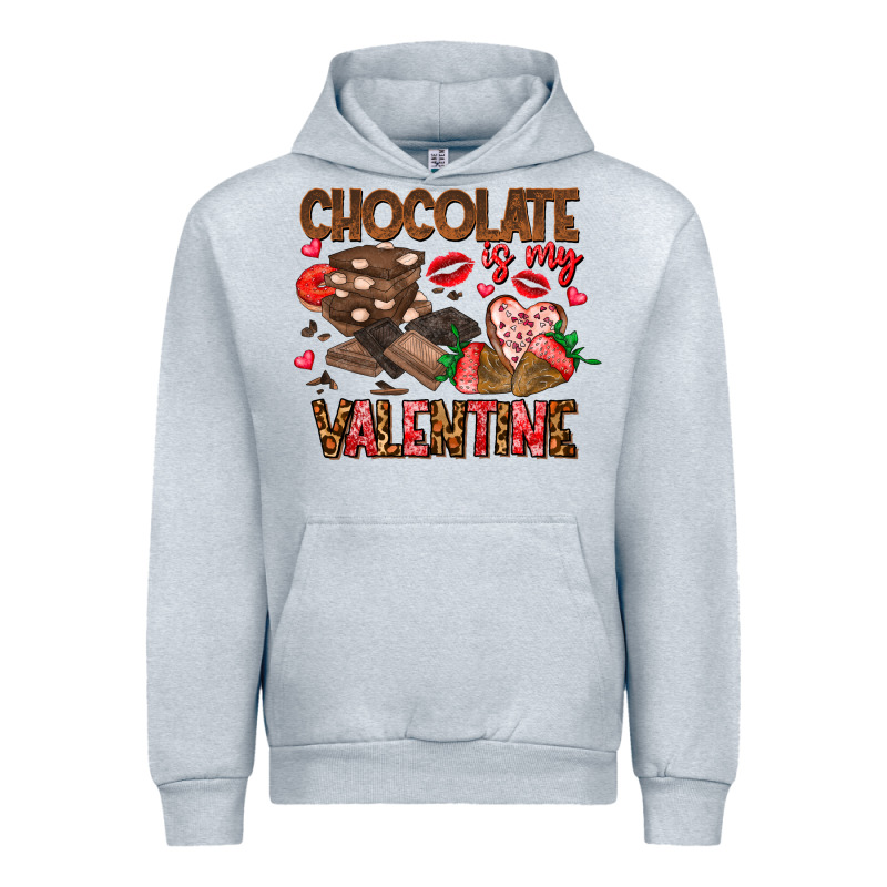 Chcolate Is My Valentine Urban Hoodie by CowhideDigitalArt | Teevron