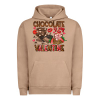 Pigment Burro Chcolate is my Valentine Urban Hoodie - CowhideDigitalArt