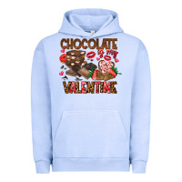 Pigment Grape Ice Chcolate is my Valentine Urban Hoodie - CowhideDigitalArt