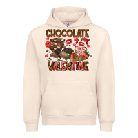Sandshell Chcolate is my Valentine Urban Hoodie - CowhideDigitalArt