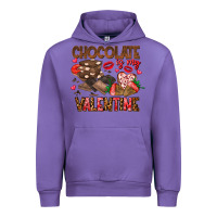 Tulip Chcolate is my Valentine Urban Hoodie - CowhideDigitalArt