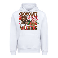 White Chcolate is my Valentine Urban Hoodie - CowhideDigitalArt
