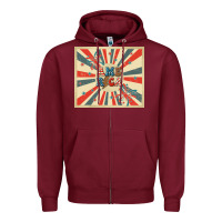 Retro America Zipper Hoodie | Teevron