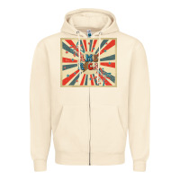 Sandshell retro america Zipper Hoodie - TumblerDesignByShophia