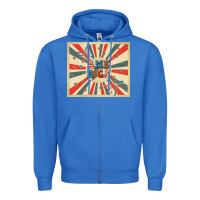 True Royal retro america Zipper Hoodie - TumblerDesignByShophia