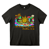 Asphalt with god all things are possible summer Heavy Core Tee - AdoDesignShop