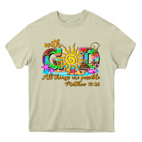 Mossy with god all things are possible summer Heavy Core Tee - AdoDesignShop