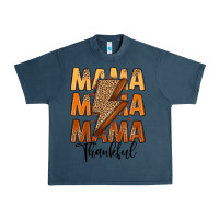Midnight Navy Thankful Mama Urban Heavy Tee - MaliasSmallBusiness