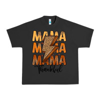 Pigment Black Thankful Mama Urban Heavy Tee - MaliasSmallBusiness
