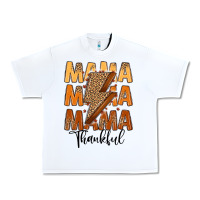 White Thankful Mama Urban Heavy Tee - MaliasSmallBusiness
