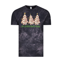 Cloud Black oh christmas tree cake Vintage Tee - MaliasSmallBusiness