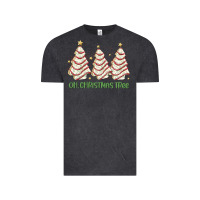 Vintage Black oh christmas tree cake Vintage Tee - MaliasSmallBusiness