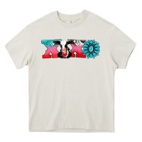 Cream xoxo with cow Heavy Core Tee - AdoDesignShop