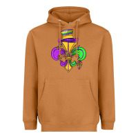 Meerkat fleur de lis Heavyweight Hoodie - OliviaCreatesArt