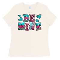 Bone be mine western valentine's day no background Ladies Tee - AdoDesignShop