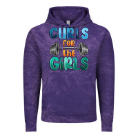 Cloud Purple curls for the girls Vintage Hoodie - MaliasSmallBusiness