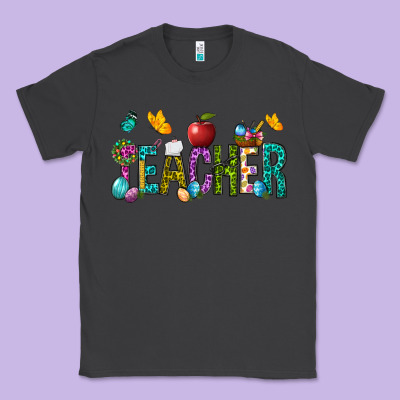 Easter Teacher Classic Tee Designed By Nancycooperartshop