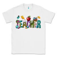 White Easter Teacher Classic Tee - NancyCooperArtShop