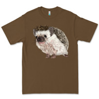 Cacao Hedgehog Illustrations Premium Tee - LillyAllenDesigns